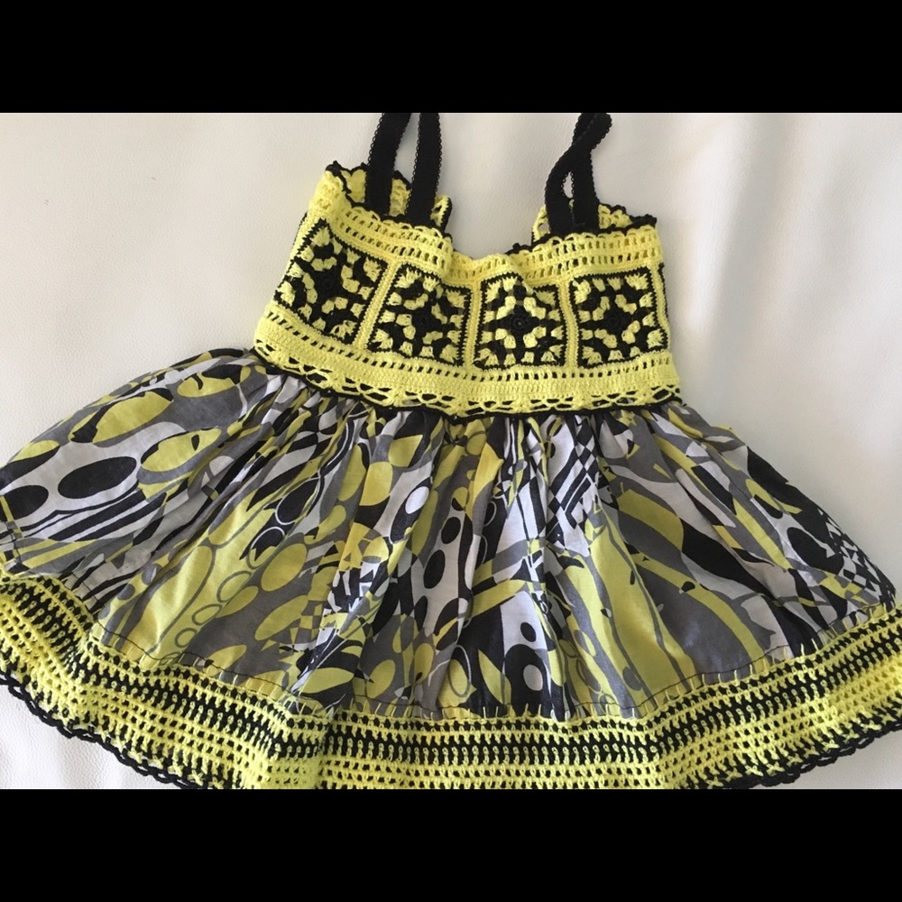 Baby girl hand made dress!
